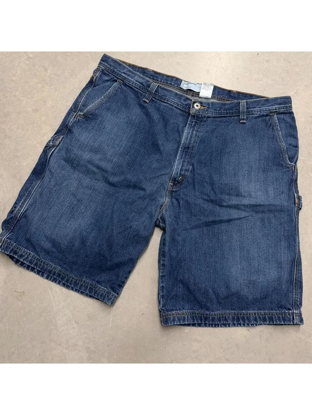 Y2K Levi's Silvertab Baggy Carpenter Denim Shorts Sized Waist 42